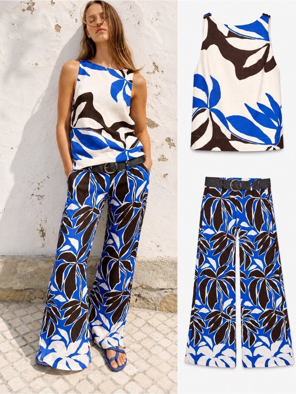 NEW ZARA (TWO PIECE SET ) THE PLANTED PANTS AND TOP SIZE S
🚨NO DISCOUNT
